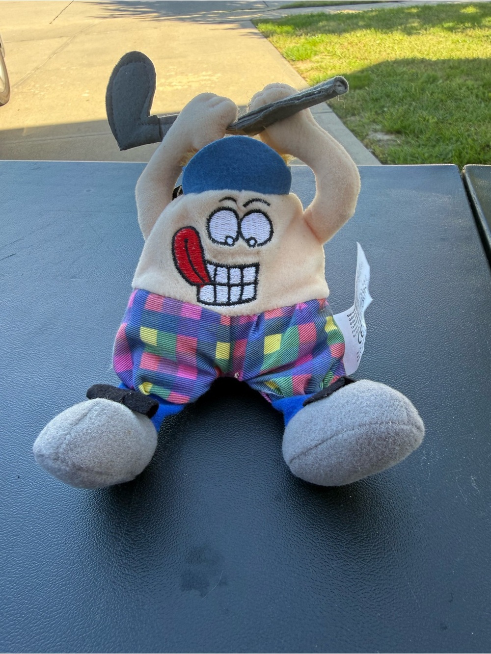 Silly Slammers Golfer #34 McDivot Beanbag 1998 Plush Untested Vintage 90s